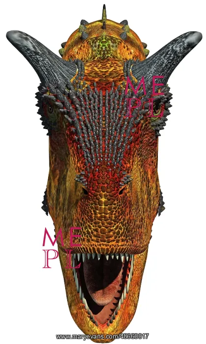: A straight ahead look at the predator Carnotaurus : A straight ahead look at the predator Carnotaurus