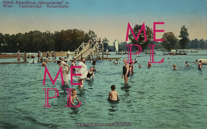 : Strandbad Gansehaufel in Vienna : Strandbad Gansehaufel in Vienna