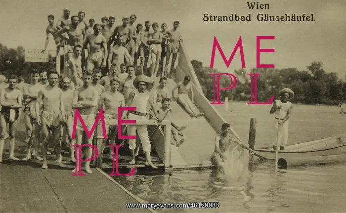 : Strandbad Gansehaufel in Vienna : Strandbad Gansehaufel in Vienna
