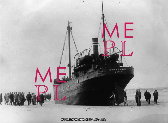 : Stranded freight-steamer : Stranded freight-steamer