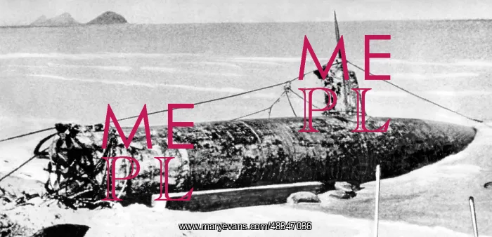 : Stranded submarine, 1941 : Stranded submarine, 1941
