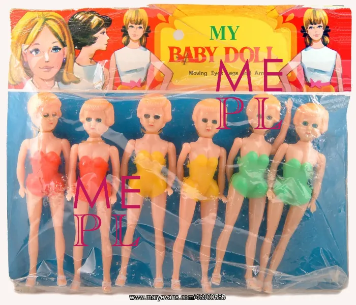 : Strange glamour dolls, 1960's, packaging, My Baby Doll : Strange glamour dolls, 1960's, packaging, My Baby Doll