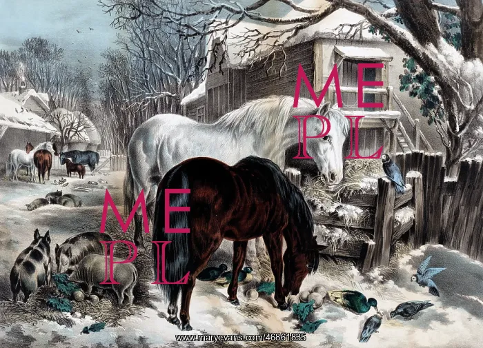  : The Straw-Yard, Winter