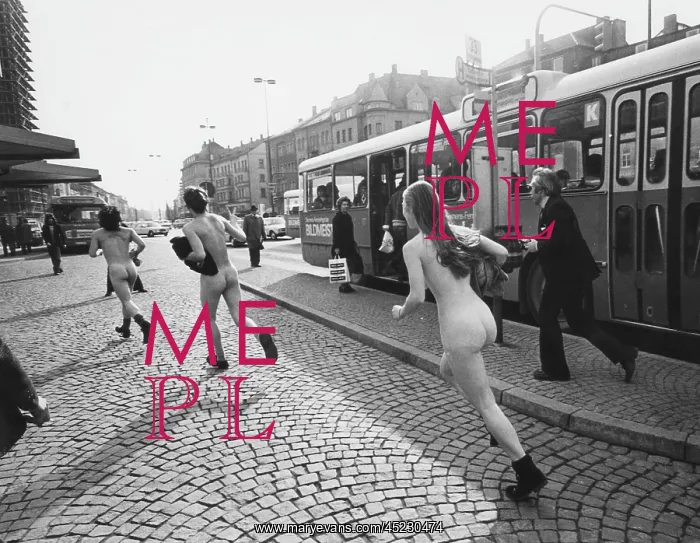 : Streakers in Munich, Germany, 1974.. ? : Streakers in Munich, Germany, 1974.. ?