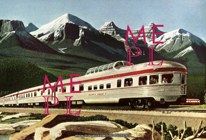 : Streamliner in Rockies : Streamliner in Rockies