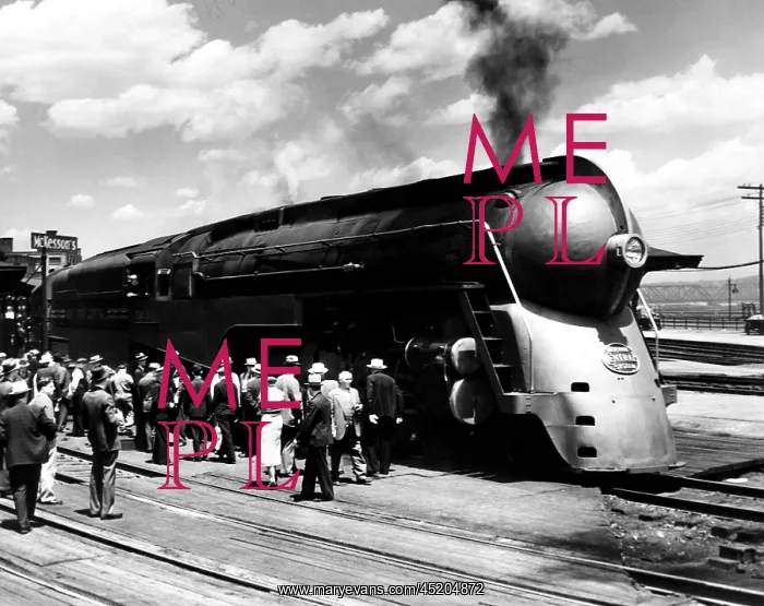 : A streamliner train in Albany, New York, ? : A streamliner train in Albany, New York, ?