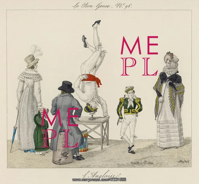 : STREET ACROBATS / C.1815 : STREET ACROBATS / C.1815