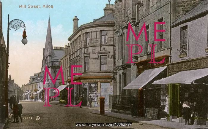 : Mill Street, Alloa, Scotland : Mill Street, Alloa, Scotland