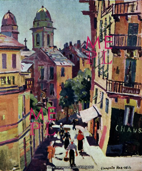 : Street in Bastia : Street in Bastia