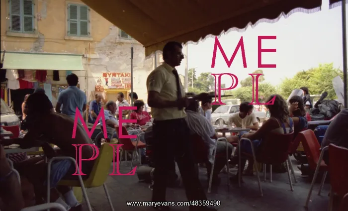  : Street cafe in Corfu, Greece
