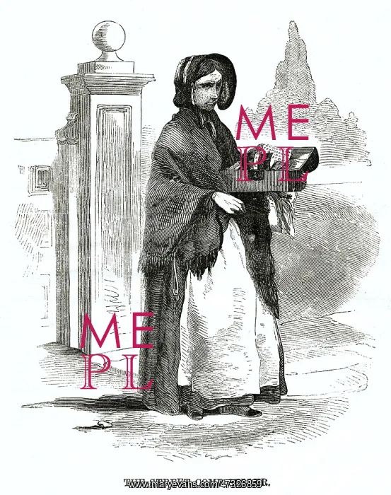 : Street comb seller 1864 : Street comb seller 1864