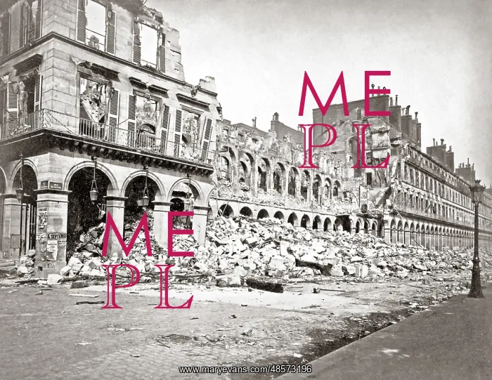  : Street damage, Paris Commune 1871