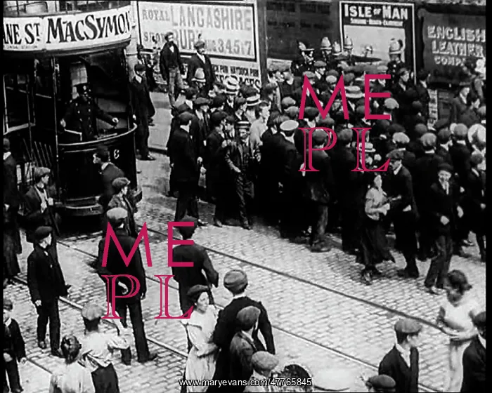 : Street Disturbances By A Tram Line During A : Street Disturbances By A Tram Line During A