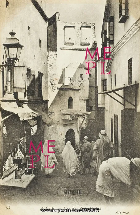 : A street in the Kasbah, Algiers : A street in the Kasbah, Algiers