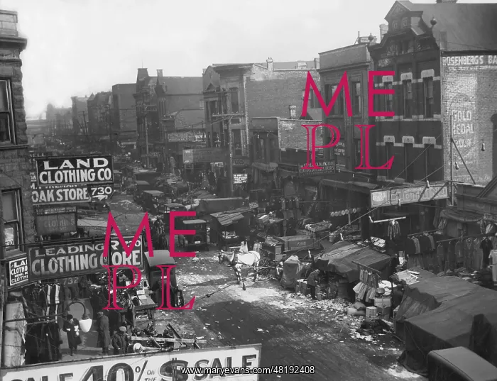 : Street merchants in Chicago : Street merchants in Chicago