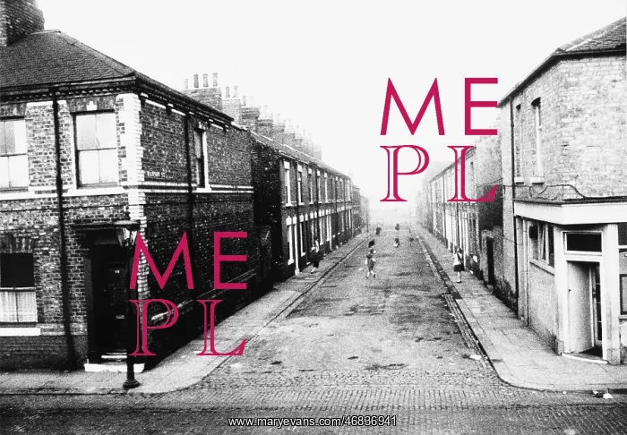 : Street in Middlesbrough, Teesside : Street in Middlesbrough, Teesside