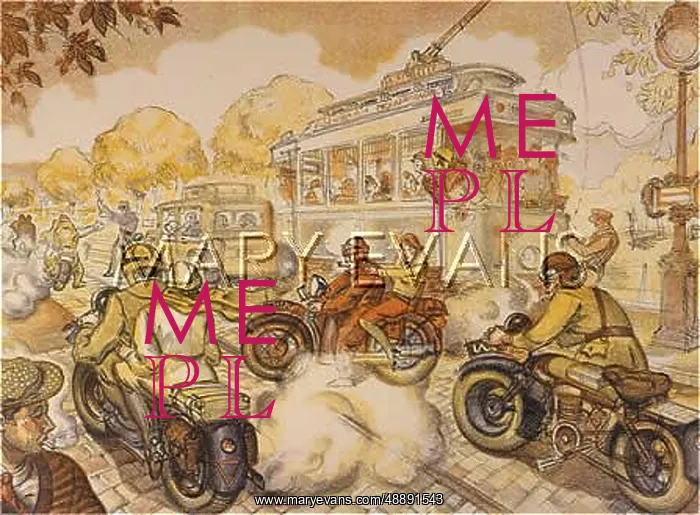  : STREET WITH MOTOR BIKES