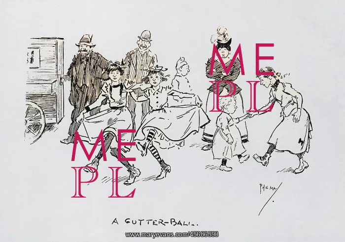 : Street Music: a gutter-ball 1896 : Street Music: a gutter-ball 1896
