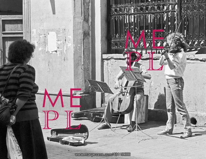 : Street musicians, 1990 : Street musicians, 1990