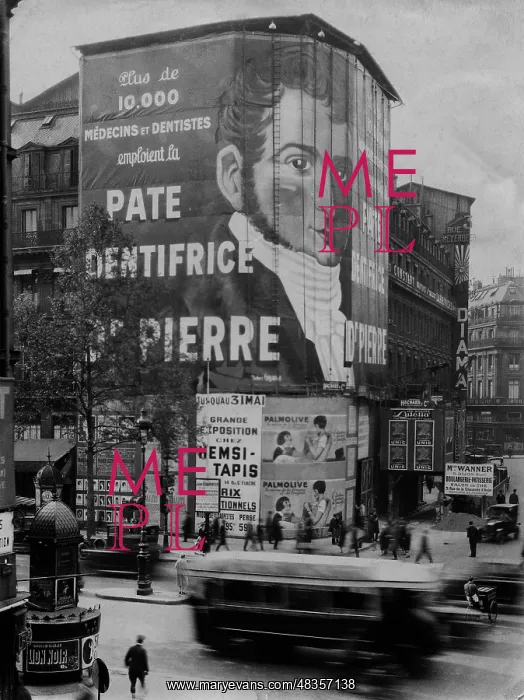 : A street in Paris : A street in Paris