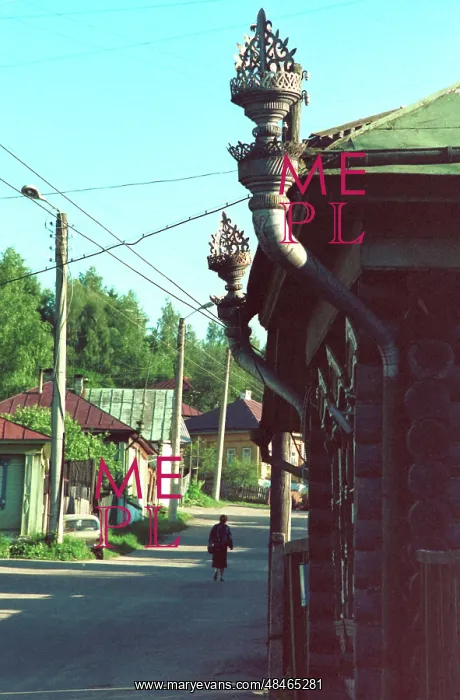 : Street in Plyos town, 1990 : Street in Plyos town, 1990