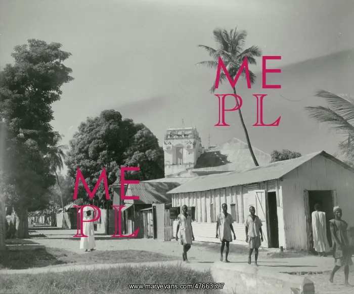 : Street scene, Bathurst (now Banjul), Gambia, West Africa : Street scene, Bathurst (now Banjul), Gambia, West Africa