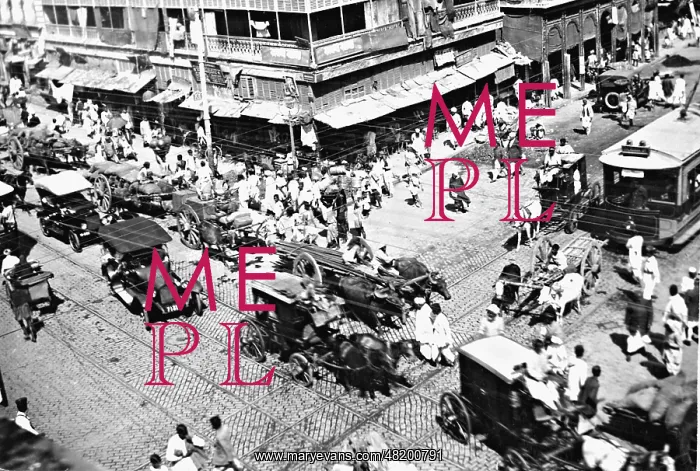  : Street scene in Calcutta, 1926