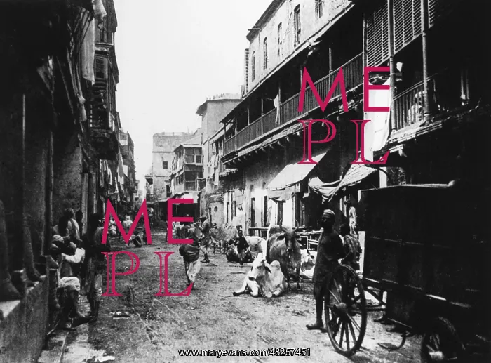 : Street scene in Calcutta, India : Street scene in Calcutta, India