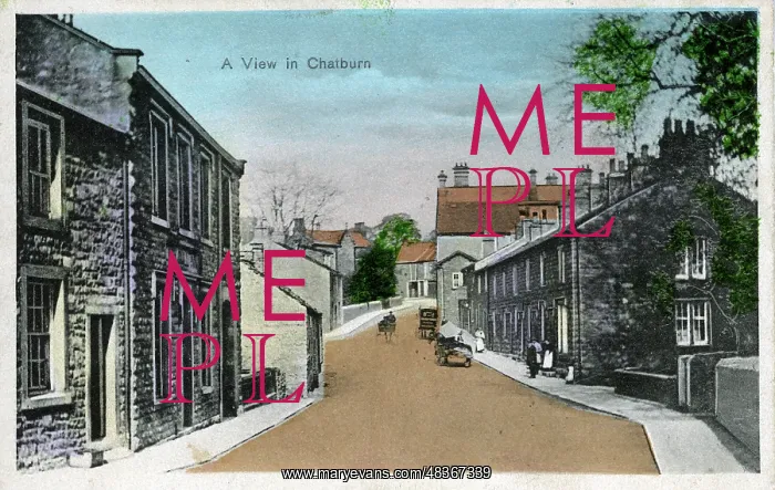 : Street Scene, Chatburn, Lancashire : Street Scene, Chatburn, Lancashire