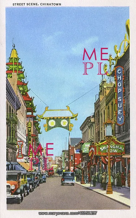 : Street scene, Chinatown, San Francisco, California, USA