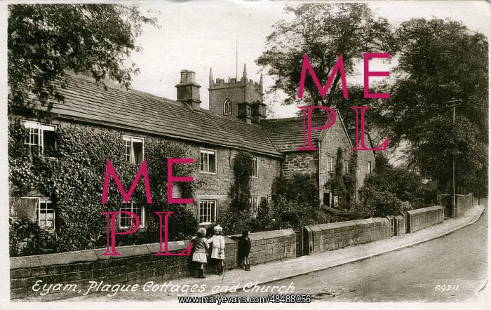 : Street Scene, Eyam, Derbyshire : Street Scene, Eyam, Derbyshire