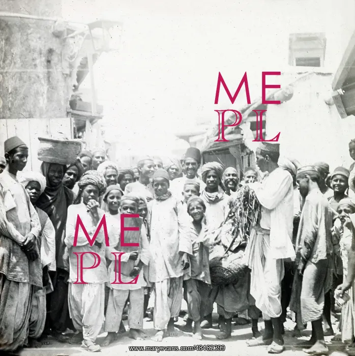 : Street scene in India, jolly group