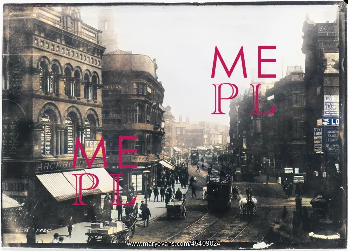  : Street scene in Leeds 1890