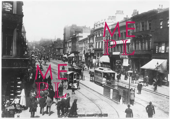  : Street scene in Leeds 1891