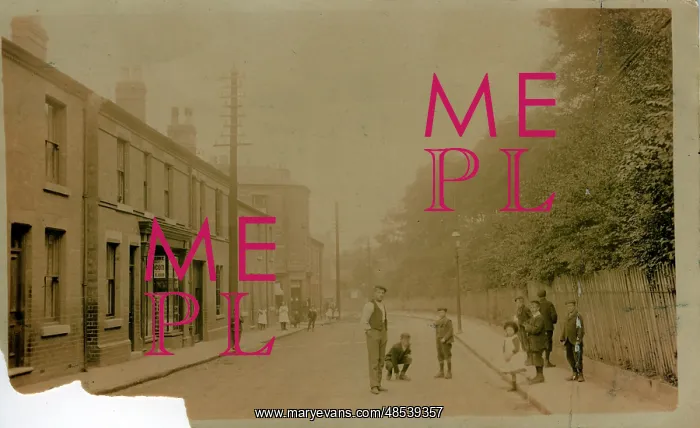 : Street Scene, Thought to be Bramley, Yorkshire : Street Scene, Thought to be Bramley, Yorkshire