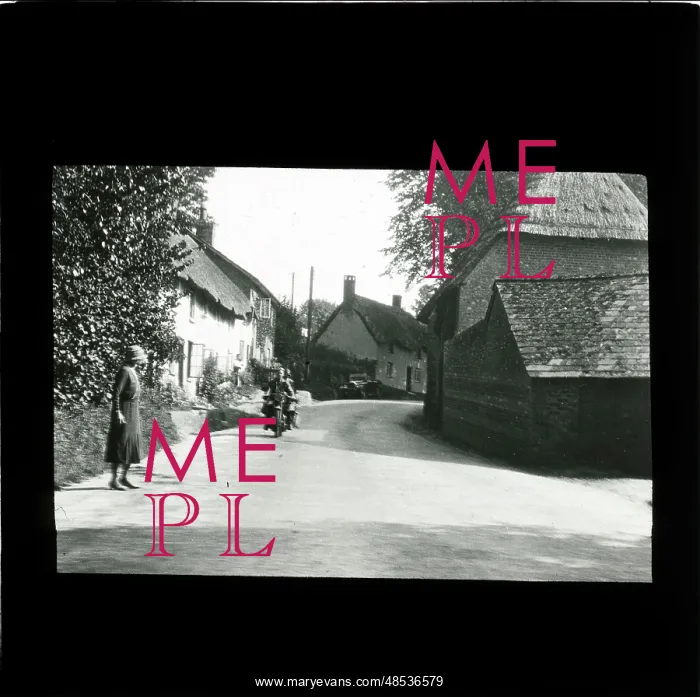 : Street Scene, Tolpuddle, Dorset : Street Scene, Tolpuddle, Dorset