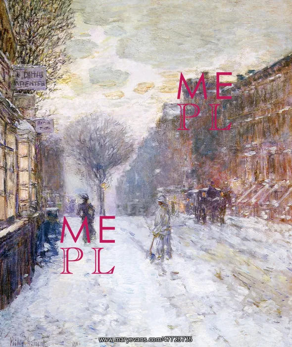 : Street After Snowfall : Street After Snowfall