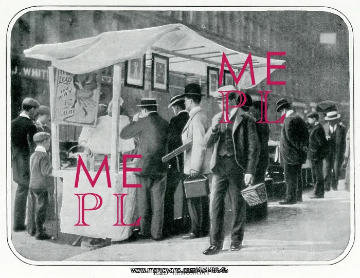 : Street Stall - Iced Lemonade 1900 : Street Stall - Iced Lemonade 1900