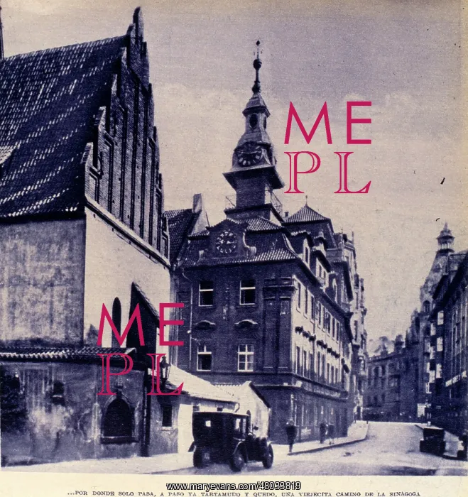  : Street with a synagogue