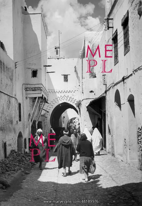 : Street in Tetuan, 1936 : Street in Tetuan, 1936