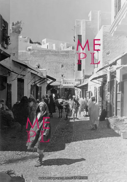 : Street in Tetuan, 1937 : Street in Tetuan, 1937