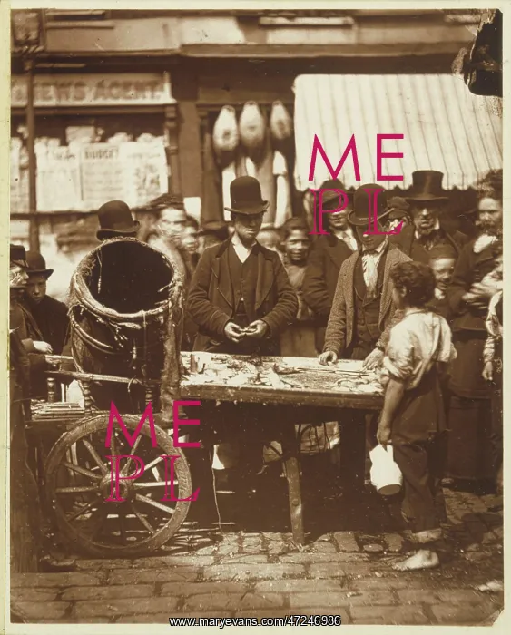 : Street Trade - Fish - 1877 : Street Trade - Fish - 1877