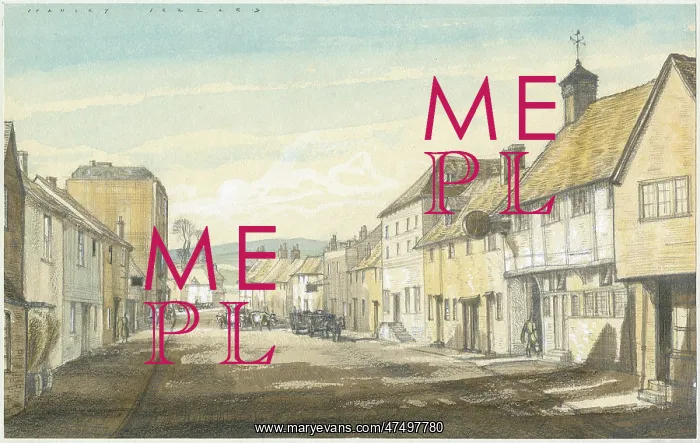 : A Street in West Wycombe : A Street in West Wycombe
