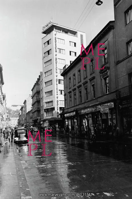 : A street in Zagreb : A street in Zagreb