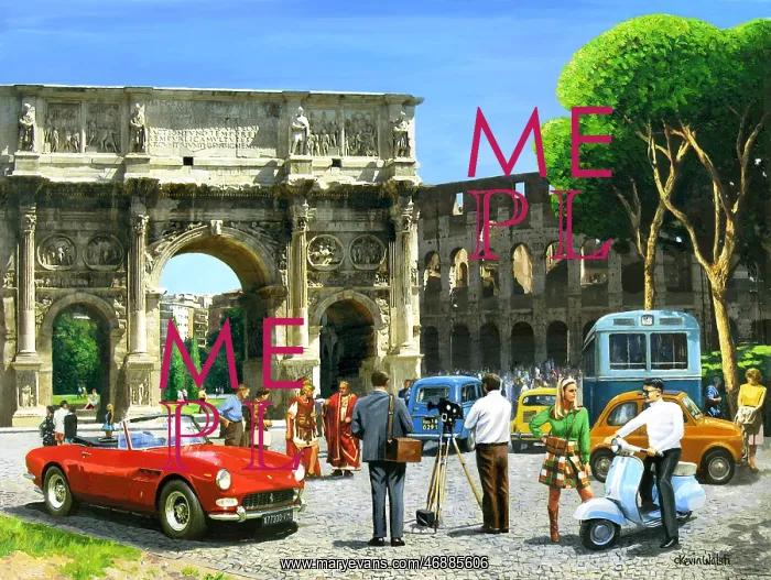 : The Streets of Rome, Italy