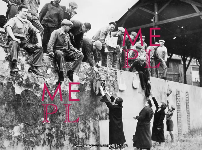 : Streikende Arbeiter in Paris, 1936 : Streikende Arbeiter in Paris, 1936