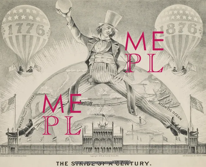 : THE STRIDE OF A CENTURY, a cartoon celebrates : THE STRIDE OF A CENTURY, a cartoon celebrates