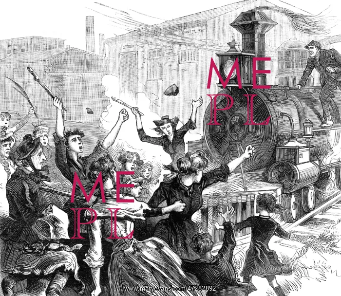 : Strikers Stop Train : Strikers Stop Train