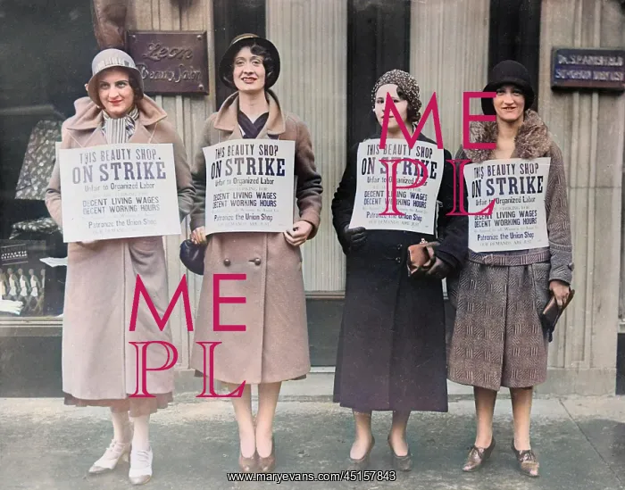 : Striking Beauty Workers : Striking Beauty Workers