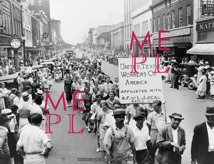 : Striking Southern textile workers celebrate ? : Striking Southern textile workers celebrate ?